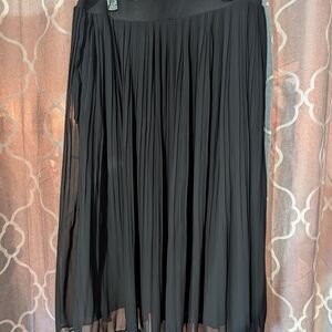 torrid Black Pleated Maxi Skirt